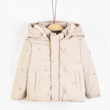 מעיל בייבי נפוח - בז'