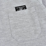 חולצת פולו פיקה ש.א - אפור מלאנז'