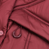 מעיל נפוח עם כיסים - בורדו