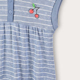 סרפן פסים עם קפוצ'ון - כחול