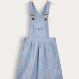 סרפן פסים עם כתפיות - כחול