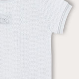 סט בייבי סריג - תכלת