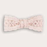 זוג סיכות מיני תחרה - ורוד