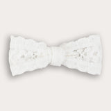 זוג סיכות מיני תחרה - לבן