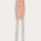 Crochet ribbon - pink