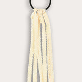 Lace Ribbon Headband - Beige