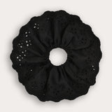Vintage lace elastic band - black