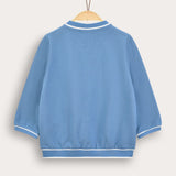 Girls' 3/4 Polo Shirt - Blue