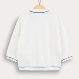 Girls' 3/4 Polo Shirt - Beige