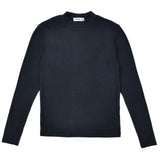 חולצת ריב חצי גולף - נייבי