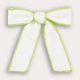 Rivet bow tie with passepartout - yellow