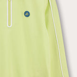 Zip-up polo shirt - lime