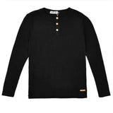 Reeves S.A. Shirt with Button - Black