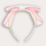 Rainbow bow with passafol - pink