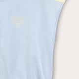 אפודה ספורטיבית עם קפוצ'ון - תכלת