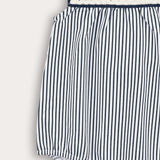 אוברול פסים עם כתפיות - כחול