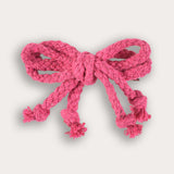 זוג סיכות קלועות מיני - פוקסיה