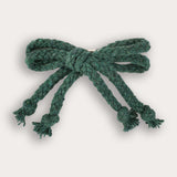 זוג סיכות קלועות מיני - ירוק