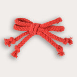 זוג סיכות קלועות מיני - אדום