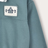 Girls' shirt - Circus knitted - green