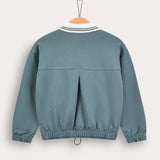 Girls' shirt - Circus knitted - green