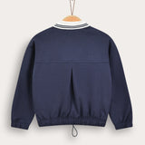 Girls' shirt - Knitted circus - light blue