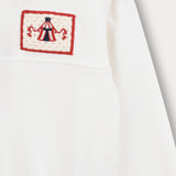 Girls' shirt - Knitted circus - beige