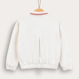 Girls' shirt - Knitted circus - beige