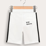 Sporty style pants - black