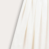 חצאית קפלים מתרחבת - שמנת