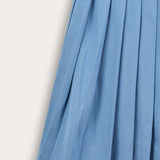 חצאית קפלים מתרחבת - כחול