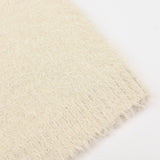 סוודר פרח גדול - שמנת