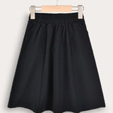 Zipka Skirt with Pockets - Navy