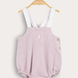 אוברול פסים עם כתפיות - ברי