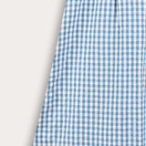 סרפן כתפיות עם משבצות - תכלת