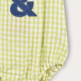 אוברול כתפיות עם משבצות - ליים