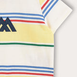 סט בייבי פסים - צהוב