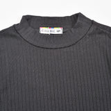 חולצת ריב חצי גולף - אפור