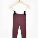 טייץ ארוך ריב - בורדו