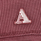 שמלת ואפל עם קפוצ'ון - בורדו