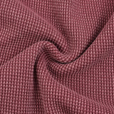 שמלת ואפל עם קפוצ'ון - בורדו