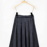 חצאית ואפל קפלים - נייבי