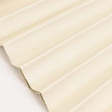 חצאית פליסה דמוי עור - שמנת