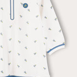 שמלת פולו עם רוכסן - כחול