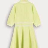 שמלת פולו עם צווארון - ליים