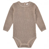 Knit bodysuit - beige