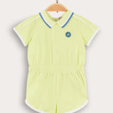 אוברול פולו עם צווארון - ליים