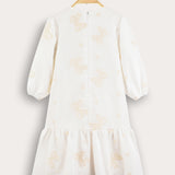 שמלת קומות עם פפיונים - בז'