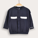 Girls' Tencel &amp; Model Top - Navy