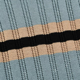 סוודר ריב פסים - כחול